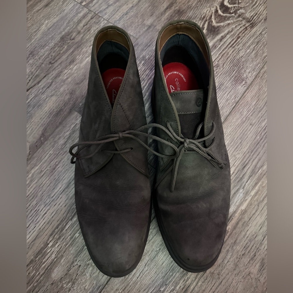 CLARKS π€ Tac System - Shoes - Size Menβs 10.5, Grey ish/Brown - Picture 3 of 13